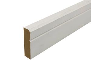 Modern Chamfered & Single V Grooved Type 3 Primed Architrave 