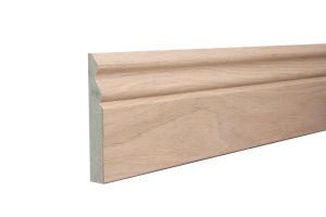 Ogee Veneered American White Oak Unlacquered Skirting 