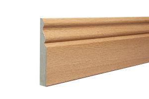 Ogee Wood Grain Light Oak Fully Finished Skirting 