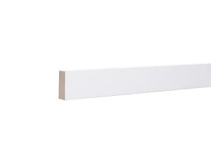 Modern Plain Square Edge 12mm x 25mm x 2130mm Primed