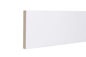 Modern Plain Square Edge Primed Skirting 