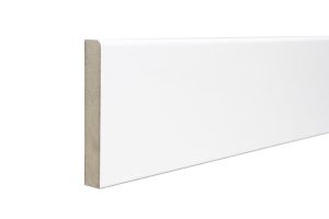 Rounded One Edge Matt White Fully Finished-Sample