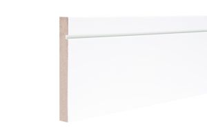 Modern Square & Grooved Primed Skirting 