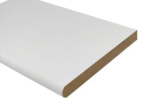 WHITE WOODGRAIN LAMINATE-Sample