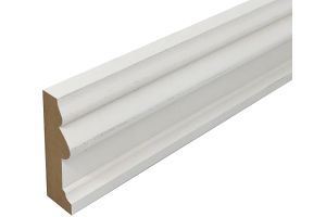 Period Victorian Primed Skirting 