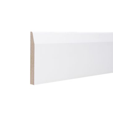 Classic Chamfered & Rounded Primed Skirting 