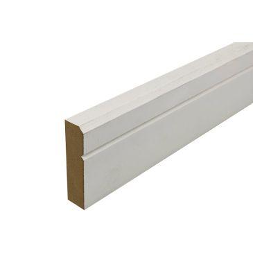 Modern Chamfered & Single V Grooved Type 3 Primed Architrave 