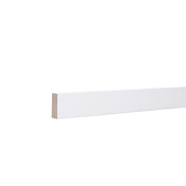 Modern Plain Square Edge 12mm x 25mm x 2130mm Primed