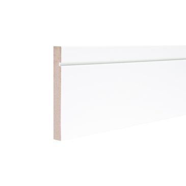 Modern Square & Grooved Primed Skirting 